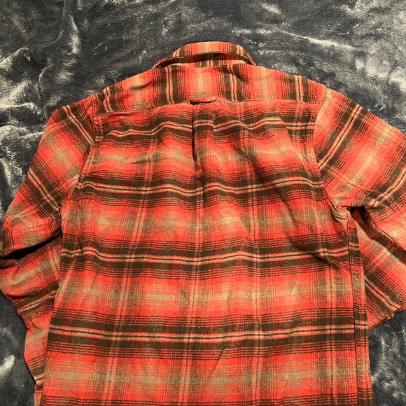 Jachs MFG Men's Long Sleeve Button-Down Heritage Flannel NC3 Red Size Small - Picture 6 of 6
